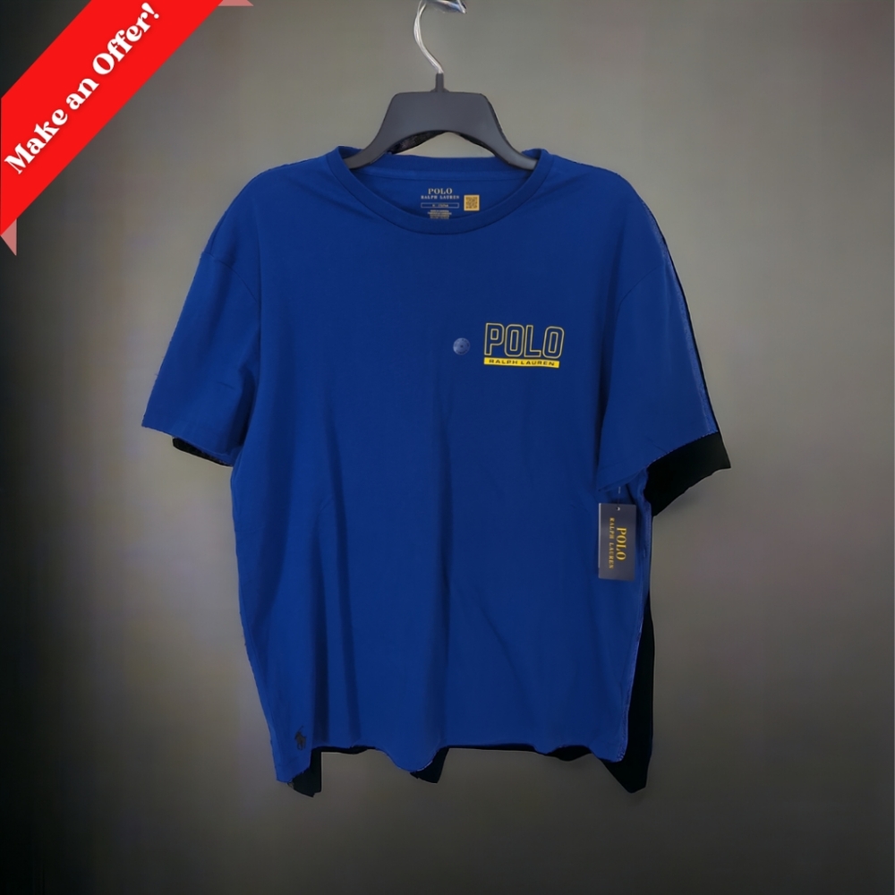 Polo Ralph Lauren T-Shirt! Brand New! Cobalt Blue Men's Tee, Size: M